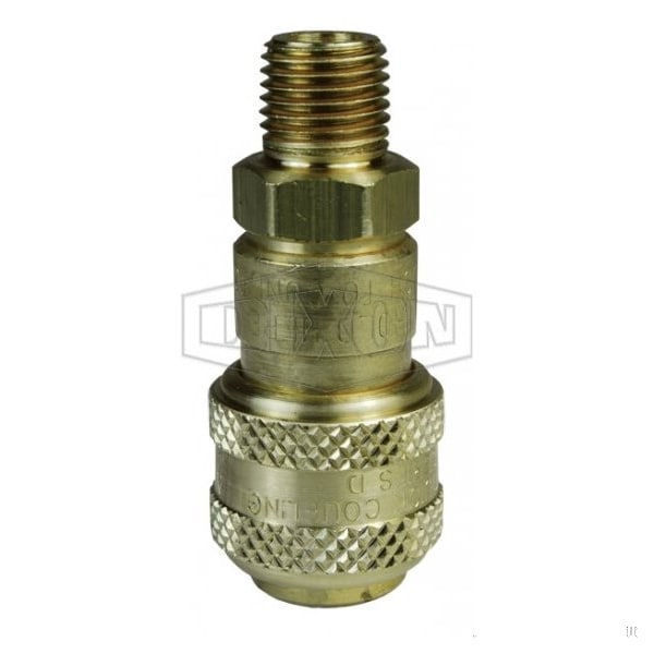 DF Series Industrial Automatic Male Quick Disconnect Pneumatic Coupler, 1/8-27 Nominal, 300 psi Pres